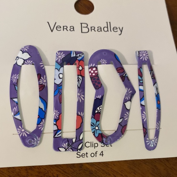 Vera Bradley Accessories New Vera Bradley Hair Clips 3 Sets Poshmark
